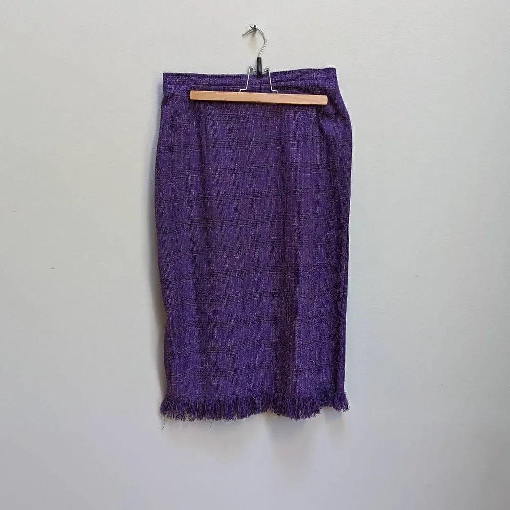 Prophecy Purple Fringe Skirt